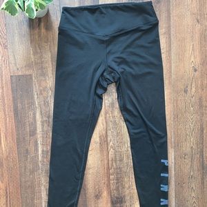 Pink  black cozy legging